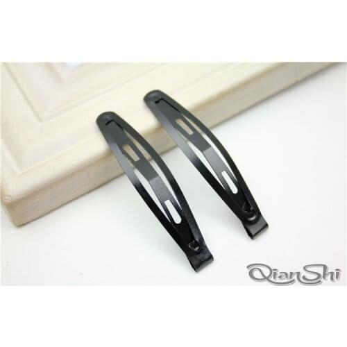 New arrival(12pcs/lot) 6cm Black Hairgrips Hair Pin BB Clip Hairpins Hair Side Hair accessories