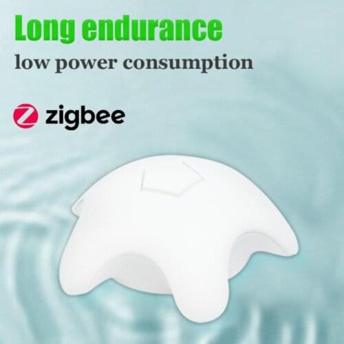 Tuya Zigbee3.0 Leak Alarm Water Flood Detector Smart Home Alarm Overflow And Full Water Remote Alarm Water Immersion Sensor