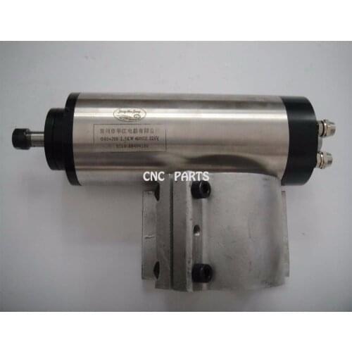 CNC milling spindle ER11 diameter 80mm 220V 1.5KW water cooling spindle motor+ 1 piece spindle support