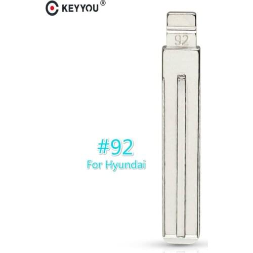 KEYYOU 92# Original Replacement Flip Remote Key Blade Car Key blank For New Hyundai IX35 Verna KIA Flip Remote Key NO.92