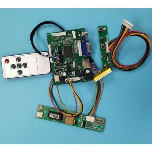 Kit Work for LTN141W1 1280x800 2AV LVDS LCD remote AV Controller Board driver panel SCREEN 30pin HDMI-compatible VGA monitor