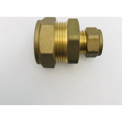 28*15mm Compression Fitting Straight Nipple for 28mm Outer Diameter Copper Pipe and 15mm OD Copper pipe