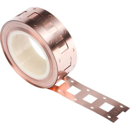 5 Meter 0.2*47mm Pure copper strip for 2P 32650 battery screw connecting Pure copper strip sheet