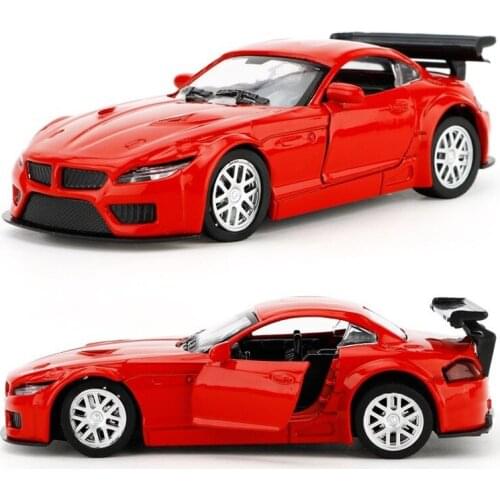 1:36 Alloy Model Back To The Car Variety of Off-road Car Simulation Sports Car Baked Cake Accessories Toys for Children Train