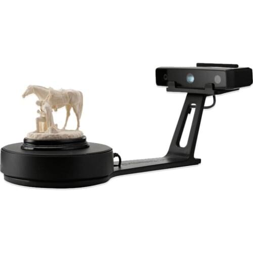 EinScan-SE White Light Desktop 3D Scanner,One click scanning,Easy and fast, Fixed/Auto Scan Mode,0.1 mm Accuracy, 8s Scan Speed