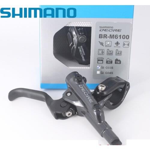 SHIMANO Original box DEORE BL-M6100 Hydraulic Brake lever and DEORE BR-M6100 clamp with G03S pads made in japan