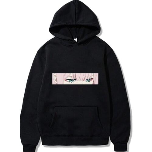 Zero Two Hoodies Pullovers Tops Unisex Clothes