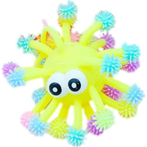 1PC Novelty Creative Squeeze Ball Cute Spiky Small Hedgehog Squishy Finger Sensory Toy Squeezing Relieve Boredom Toy For Kids