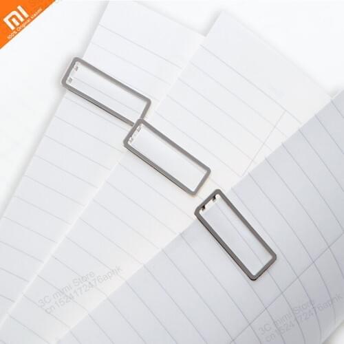 10pcs youpin mijia paper clip metal stationery adhesive clip paper clip stationery smart classification tool