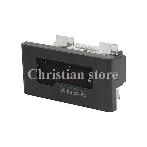 220V 5A Red LED Display Rectangle Current Amp Panel Meter Ammeter