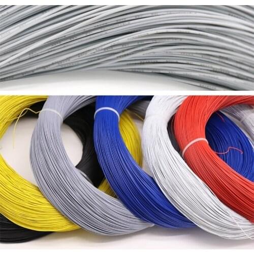 26 32AWG UL1571 Black Red Flexible Stranded Cable Tinned Copper PVC Electronic Cable Wires 300V