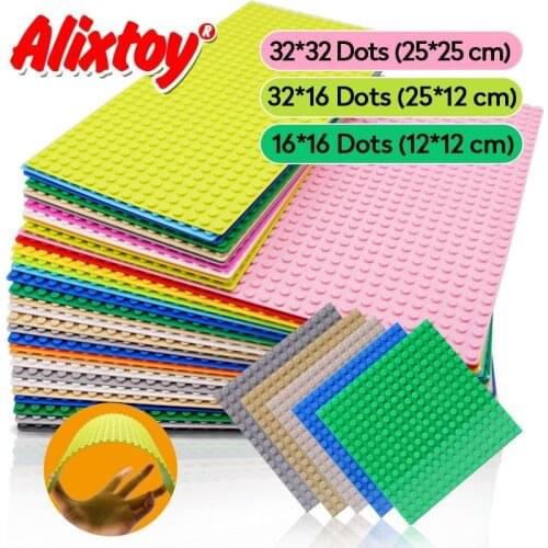 32*32 32*16 16*16 Dots Building Blocks Classic Base Plates Plastic Bricks Baseplates Building Toys City DIY Bricks Construction