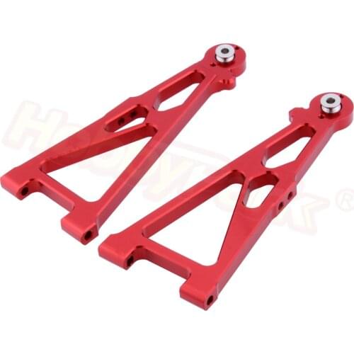 Aluminum Front Lower Suspension Arm (L/R) For RC 1/10 E10 Electric Himoto E10XT E10XTL Katana Truggy Upgrade Parts 33602G 31603