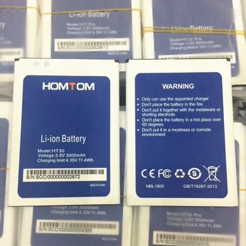 AZK New 3000mAh HT30 battery for HOMTOM HT30 Smart Phone
