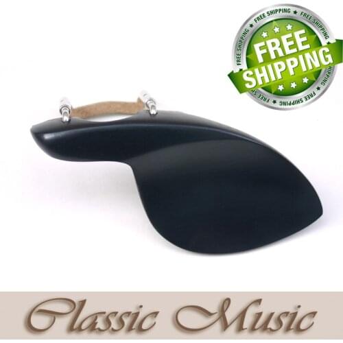 Freeshipping,Ebony Chinrest for Violin ( 4/4), with Metal Installed