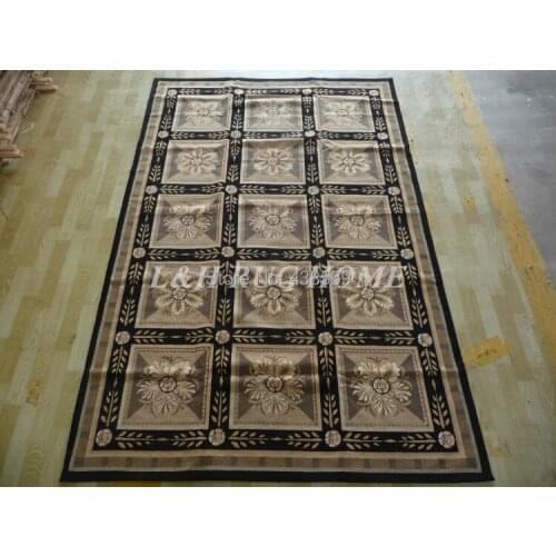 Free Shipping 6'x9' 10K Needlepoint Carpet Decorative Rugs 100% New Zealand Wool