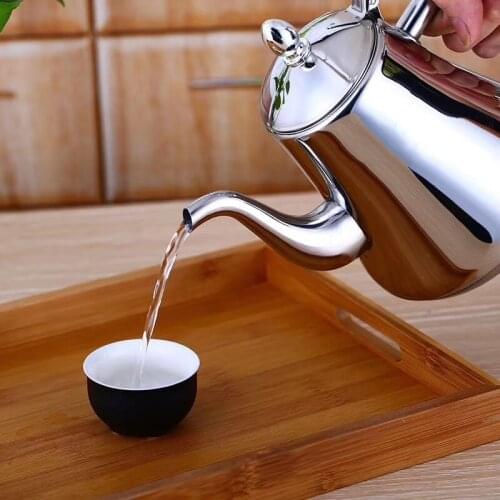 Tea Pot Stainless Steel Coffee Maker Coffee Pots Kettle Teapot Tea Infuser Filter Milk Oolong Flower Puer Tea Set Water Jug