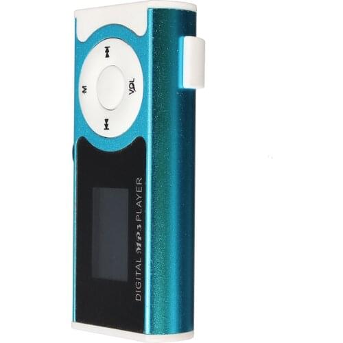 Top Deals MINI USB clip player MP3 player radio LCD screen support 16GB micro SD TF card