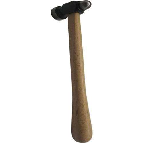 Practical Round Head Hammer with Wooden Handle for Jewelry Making DIY Crafts Ball Peen Hammer Jewelry tools