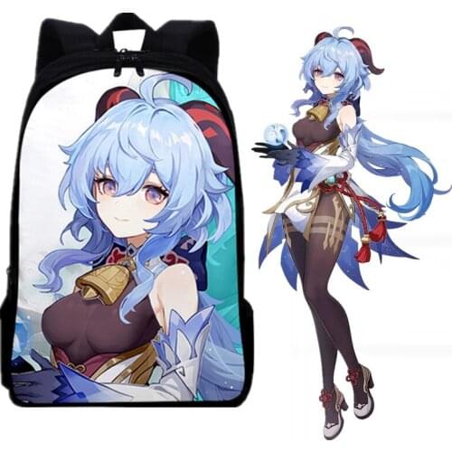 Bookbag Genshin Impact Backpack Women Men Large Capacity School Bags Teenager Travel Laptop Backpacks Back To School bag Prop