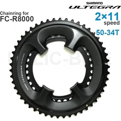 SHIMANO ULTEGRA R8000 2x11v Chainring 46T 50T 52T 53T 34T 36T 39T for Crankset FC-R8000 2x11 speed P.C.D. 110mm Original parts