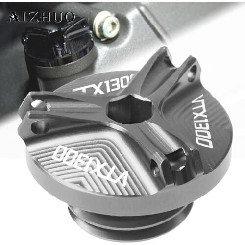 Motorcycle Engine Oil Drain Plug Sump Nut Cup Oil Filler Cap Plug Cover For HONDA VTX1300 VTX 1300 2003-2008 2004 2005 2006 2007