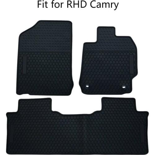 Special Rubber Car Floor Mats for RHD Right Side Driver Honda Camry Civic Corrola CRV Accord No Odor Waterproof Carpets