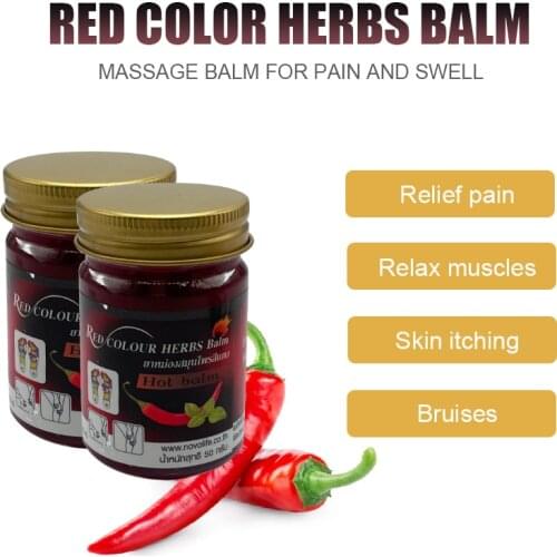 Thai Capsaicin Active Oil Balm Relieve Rheumatic Pain Muscle And Leg Pain Shoulder Osteoarthritis Bone Cervical Spondylosis