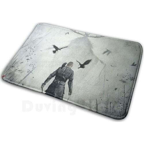 Vikings " Ragnar Lodbrok " Mat Rug Carpet Anti-Slip Floor Mats Bedroom Vikings Ragnar Lodbrok Male War Movie Battle Series Tv