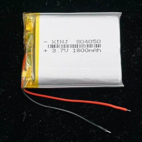 XINJ 3.7V 1800mAh Polymer Li Lithium Battery Lipo 804050 For Camera PSP GPS Video Player Plate PDA MID Portable DVD Tablet PC