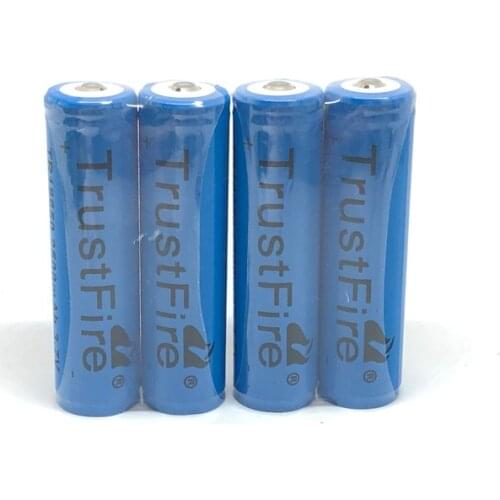 18pcs/lot TrustFire Protected TR18650 18650 2500mAh 3.7V Rechargeable Lithium Battery with PCB Power Source for LED Flashlights