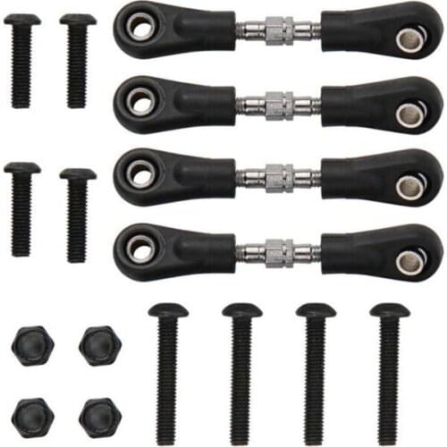 4Pcs Link Pull Rod for 1/10 RC Drift on Road Touring Car(HSP HPI Himoto SST RACING LRP 3Racing Tamiya 58658 Kyosho)