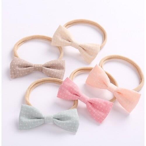 5Pcs/Set Fashion Cute Kid Girls Headband Beautiful Bowknot Hairbands Bows Hair Band Accessories acessorios para cabelo