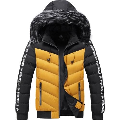 DIMUSI Winter Mens Jacket Fashion Men Cotton Thick Warm Parkas Casual Outwear Windbreaker Thermal Hooded Coats Mens Clothing