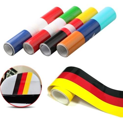DIY 3 Colors Russia German France Italy Flag Car Waterproof PVC Sticker Badge Motorcycle Decoration Film Sticker Car Accessories