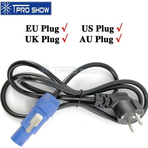 AC Power Plug Cable Powercon Connector Wire Conversion EU US UK AU Plug For Moving Head Dmx Controller Smoke Machine DJ LightS