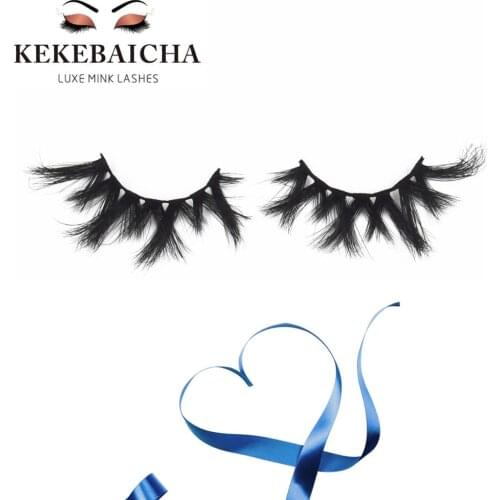 KEKEBAICHA 15mm Crisscross 3D False eyelashes Fake Lashes Makeup Mink Lashes Extension 100% Cruelty-free Makeup Lashes maquiagem