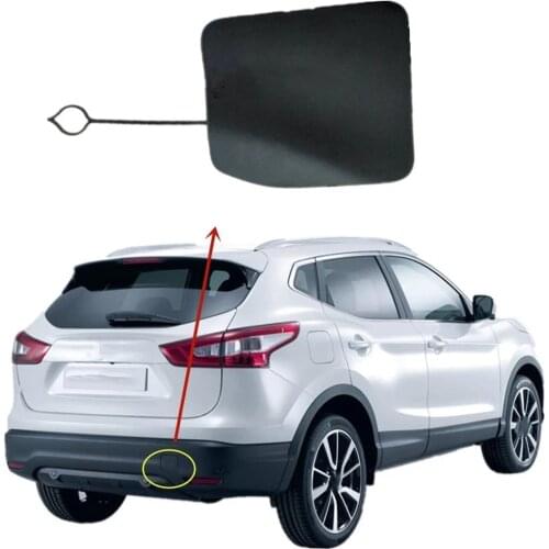 Rear Bumper Trailer Cover for Nissan Qashqai J11 2015-2018 85071-DF30A Rear Bumper Tow Hook Eye Cover Trim Trailer Cover Cap
