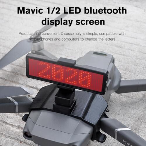 Mavic Pro LED Display Screen Kit Bluetooth Control For DJI Mavic 2 Drone Expansion Accessories