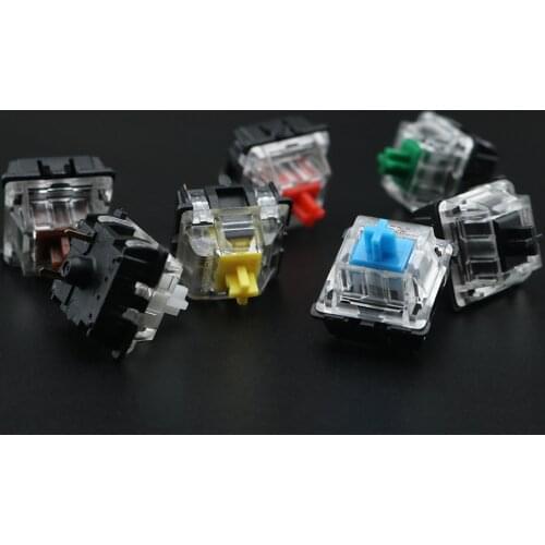 Mechanical Switches Black Red Brown Blue White Green Yellow 3 Pins 5 Pins Switch for Mechanical Keyboard fit GK61 GK64 GH60
