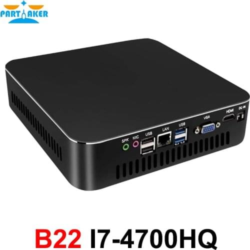 Partaker I7 4700HQ GTX1050TI GTX750TI Dedicat Gaming Mini PC Windows 10 intel Desktop Computer Barebone Nettop WIFI Bluetooth4.0