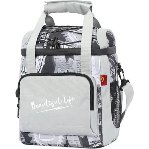 New Pattern Cooler Bag Waterproof Portable Food Beer Work Lunch for Men Women Camping Hiking Insulation Outdoor Picnic Backpack