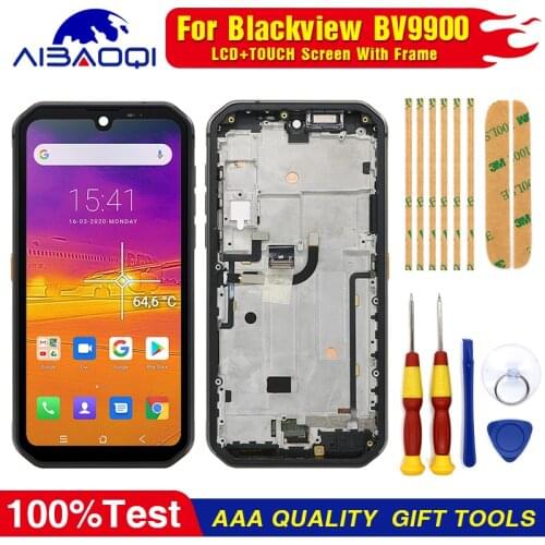 New For Blackview BV9500 BV9500 Pro Touch Screen LCD Display Digitizer Assembly With Frame Replacement Parts