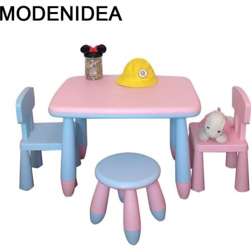 Baby Child Y Silla Scrivania Bambini Avec Chaise Play Plastic Kindergarten for Study Table Bureau Enfant Mesa Infantil Kids Desk