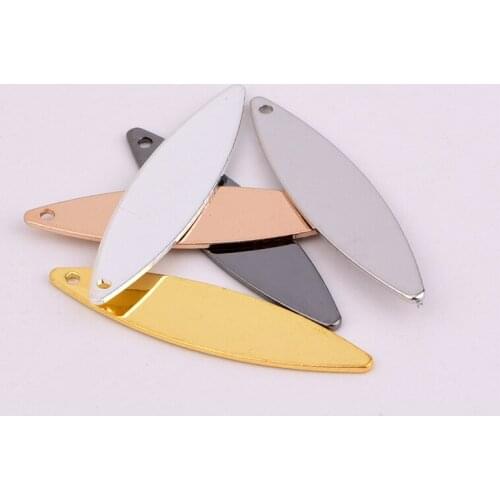 20 pieces of 29.5 * 7mm DIY pendants oval bead pendants for bracelet necklace jewelry making handmade DIY copper pendants