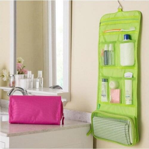 New Portable Organizer Bag Foldable Make Up Portable Traveling Bag Toiletry Bags Wash Bag Bathroom Accessories