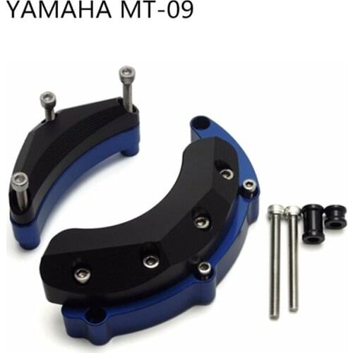 Applicable to Yamaha MT-09 Motorcycle modification accessories CNC Engine Left and Right Anti-Fall Block Glue Protection
