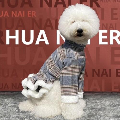 Pet Product Fashion Winter Giant Dogs Dress Poodle Clothes