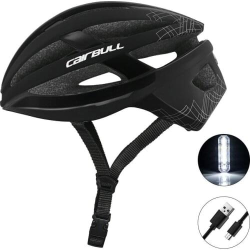 Professional Bike Helmet Road Mountain Ultralight Sports Eps Cycling Helmet With Usb Charging Warning Taillight 2020 Hot