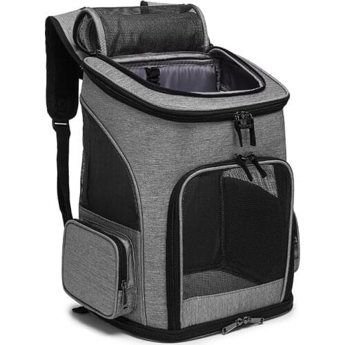 Pet Carrier Backpack for Cat Dog Carrier Bag Breathable Comfort Collapsible Pet Backpack Travel Bag Outdoor Hiking Camping